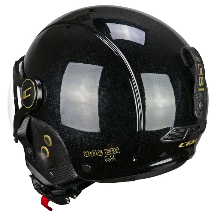 CASQUE CGM EBI GOLD NERO ORO PERLATO