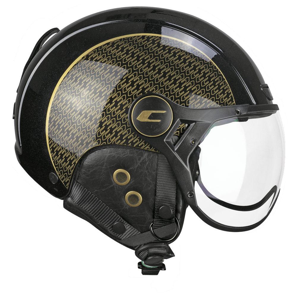 CASQUE CGM EBI GOLD NERO ORO PERLATO