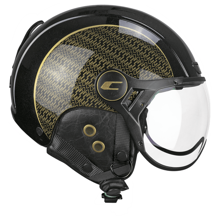 CASQUE CGM EBI GOLD NERO ORO PERLATO