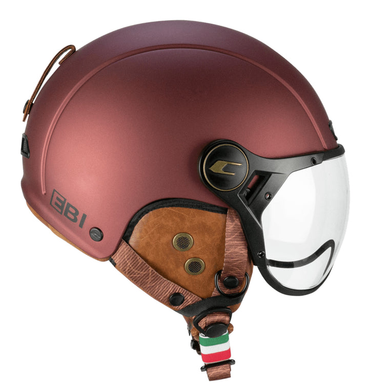 CASQUE CGM EBI VINTAGE Bordeaux Satinato