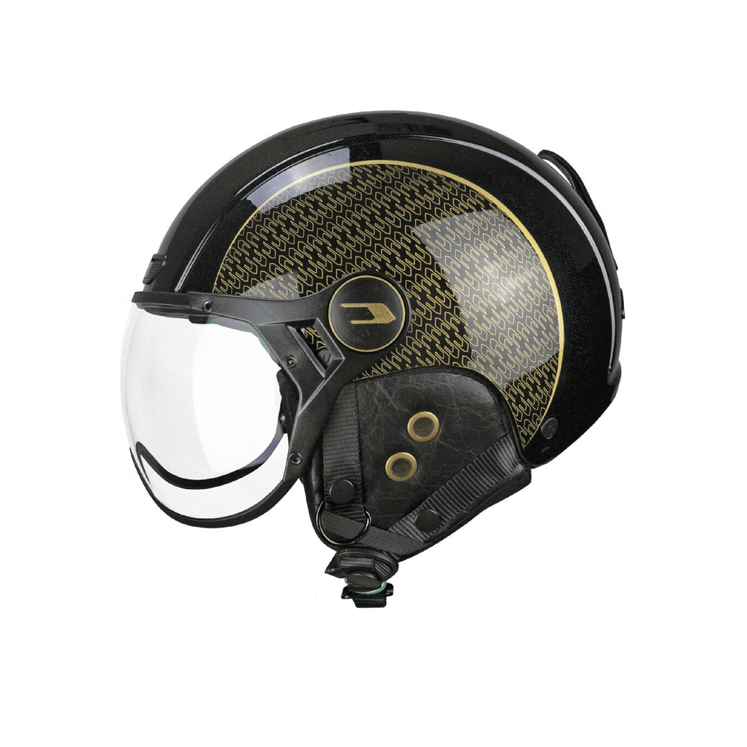 CASQUE CGM EBI GOLD NERO ORO PERLATO