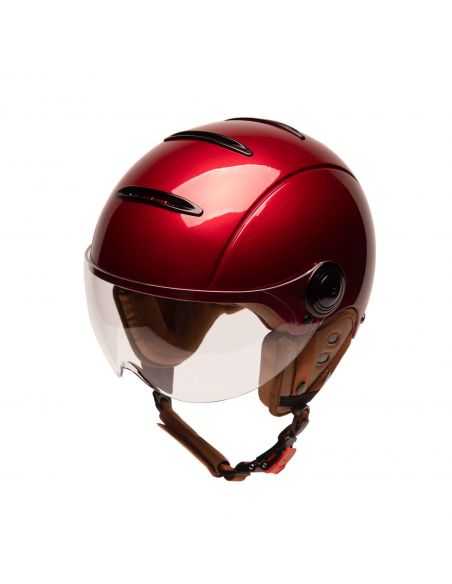 CASQUE MARKO TANDEM ROUGE CERISE BRILLANT