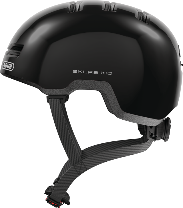 CASQUE ABUS SKURB KID  SHINY BLACK