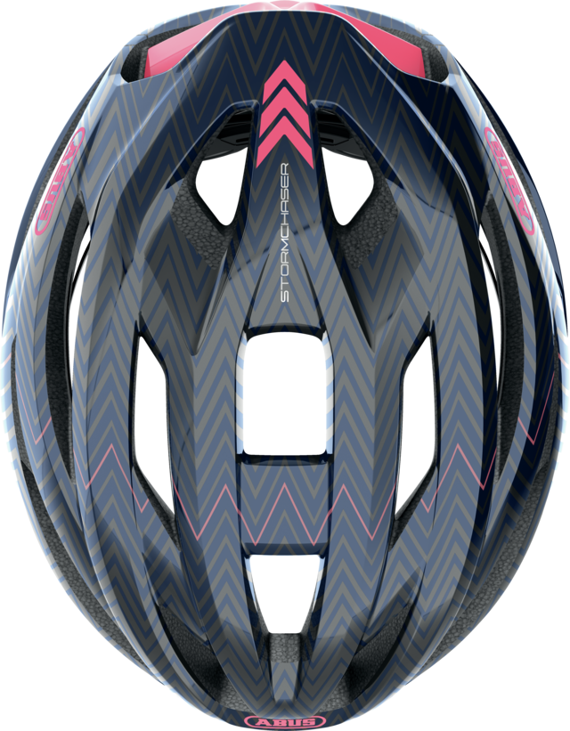 CASQUE ABUS STORMCHASER  ZIGZAG BLUE