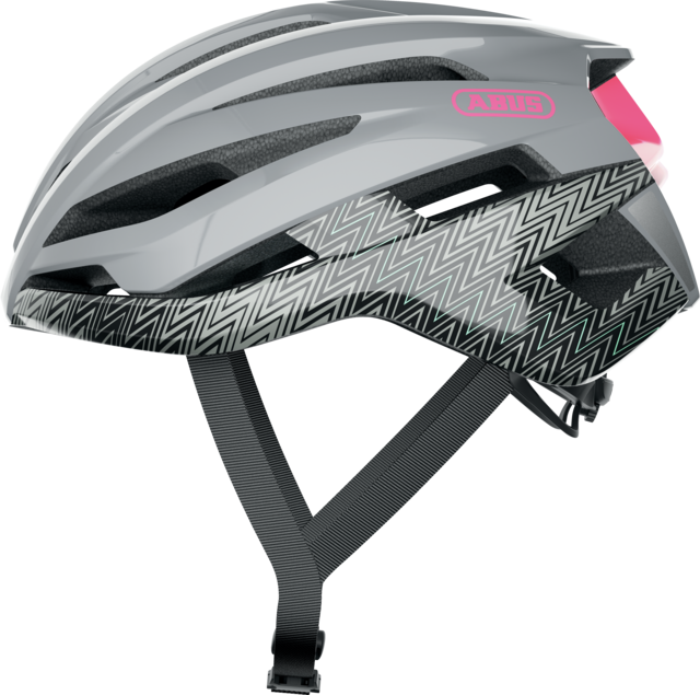 CASQUE ABUS STORMCHASER  ZIGZAG GREY