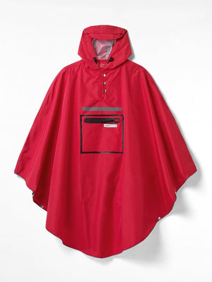 Poncho de pluie The Peoples Poncho 3.0 Rouge