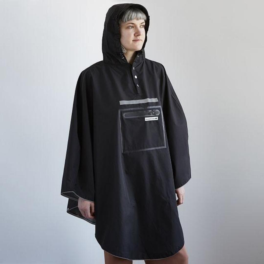 Poncho de pluie The Peoples Poncho 3.0 Noir