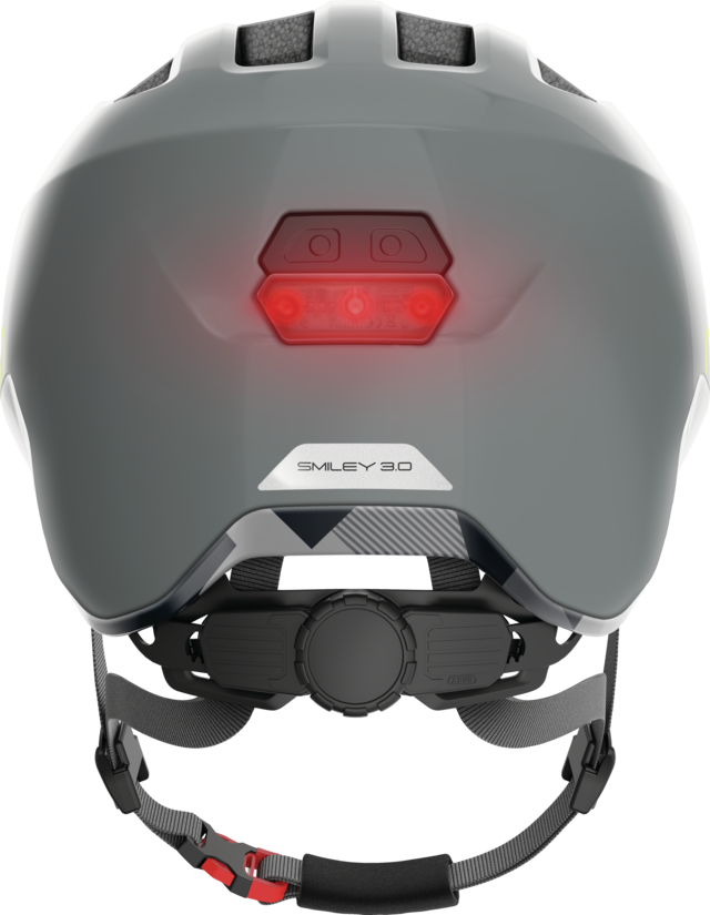 CASQUE ABUS SMILEY 3.0  ACE LED SHINY GREY