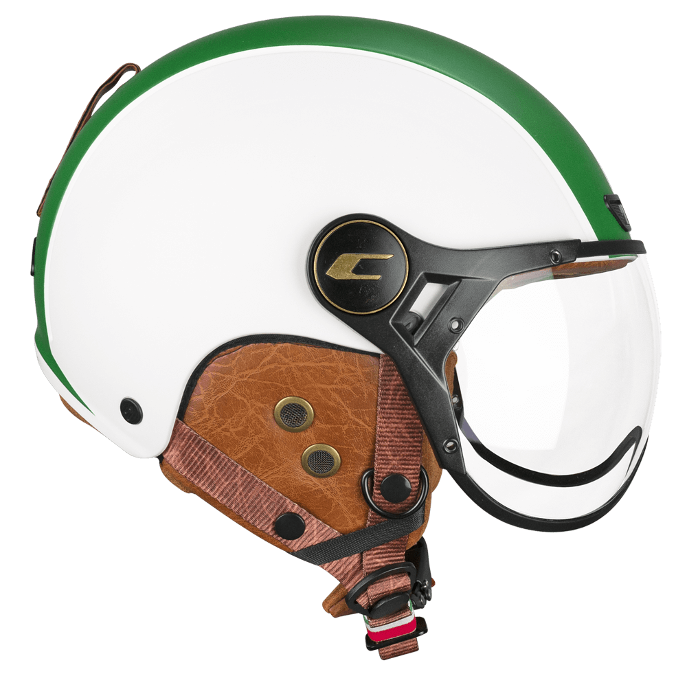 CASQUE CGM EBI GOLD BIANCO VERDE ROSSO OPACO