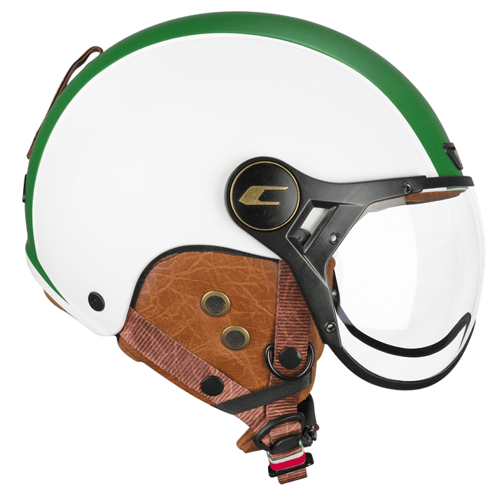 CASQUE CGM EBI GOLD BIANCO VERDE ROSSO OPACO