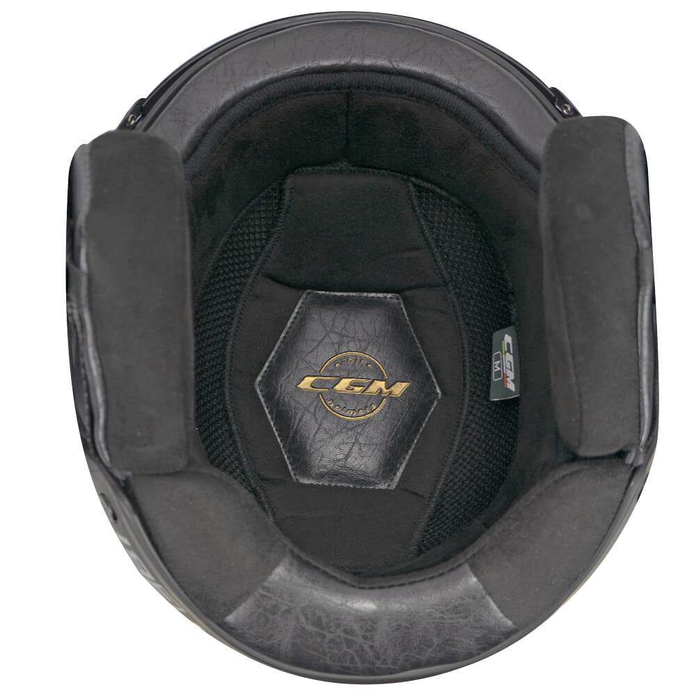 CASQUE CGM EBI GOLD NERO ORO PERLATO