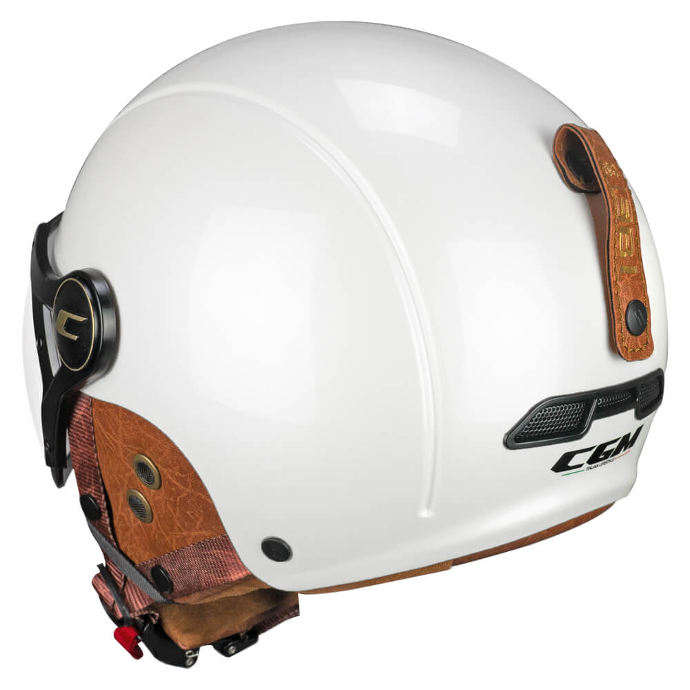 CASQUE CGM EBI VINTAGE  BIANCO PERLATO