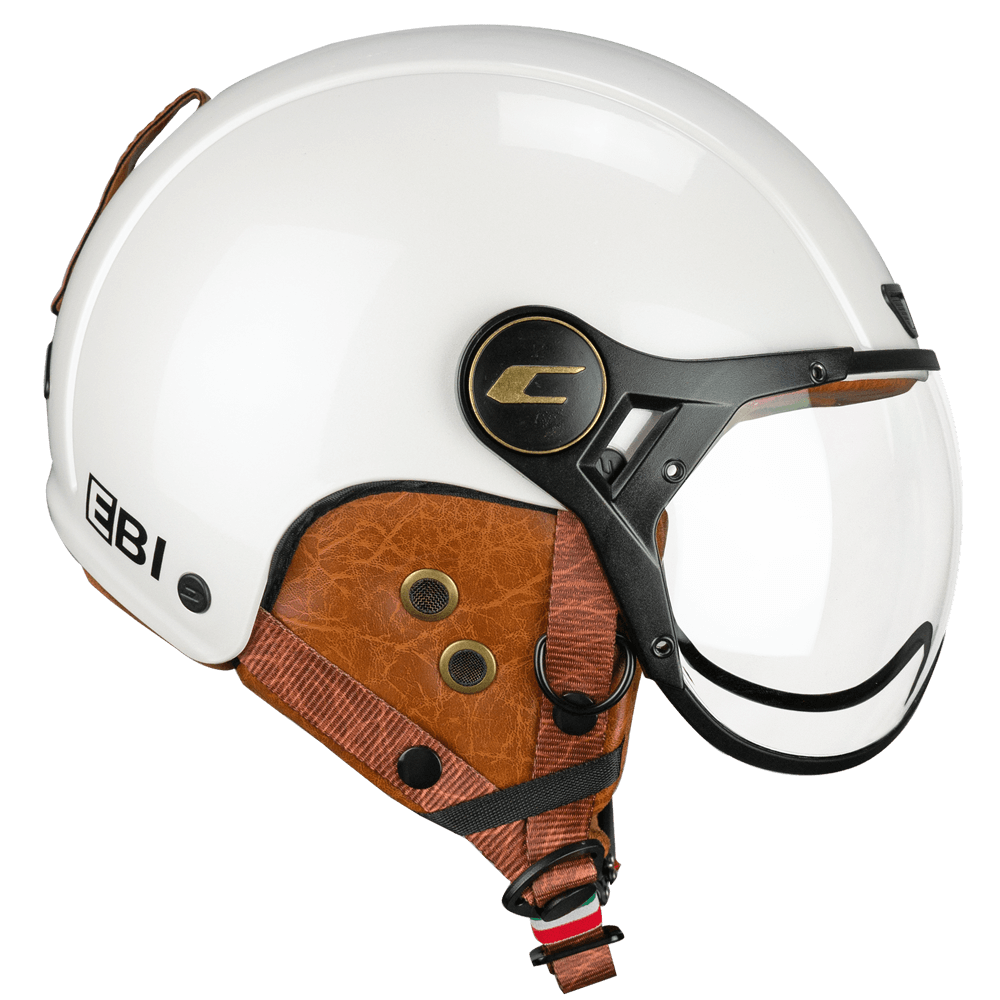 CASQUE CGM EBI VINTAGE  BIANCO PERLATO