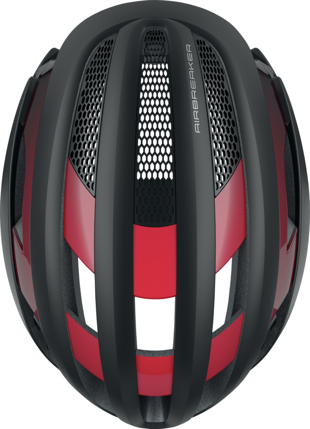 CASQUE ABUS AIRBREAKER  BLACK RED