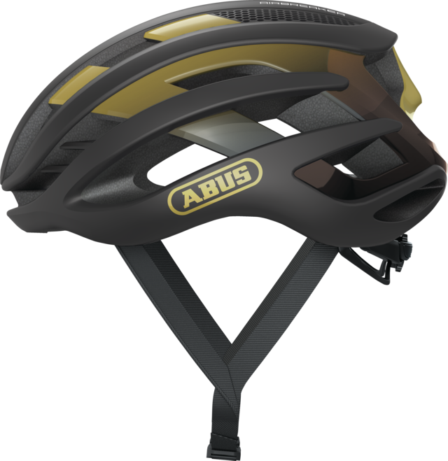 CASQUE ABUS AIRBREAKER  BLACK GOLD