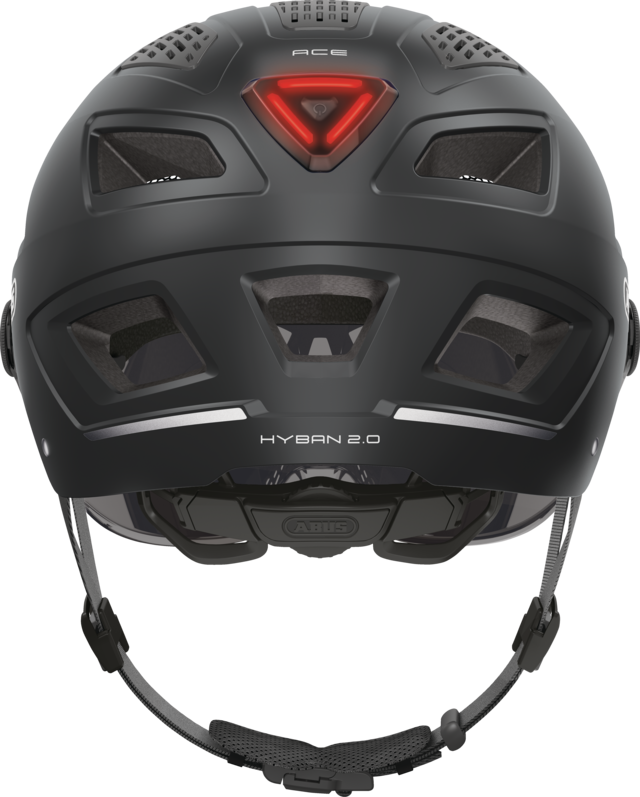 CASQUE ABUS HYBAN 2.0  ACE VELVET BLACK