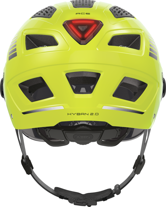 CASQUE ABUS HYBAN 2.0  ACE SIGNAL YELLOW