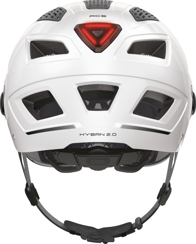 CASQUE ABUS HYBAN 2.0  ACE POLAR WHITE