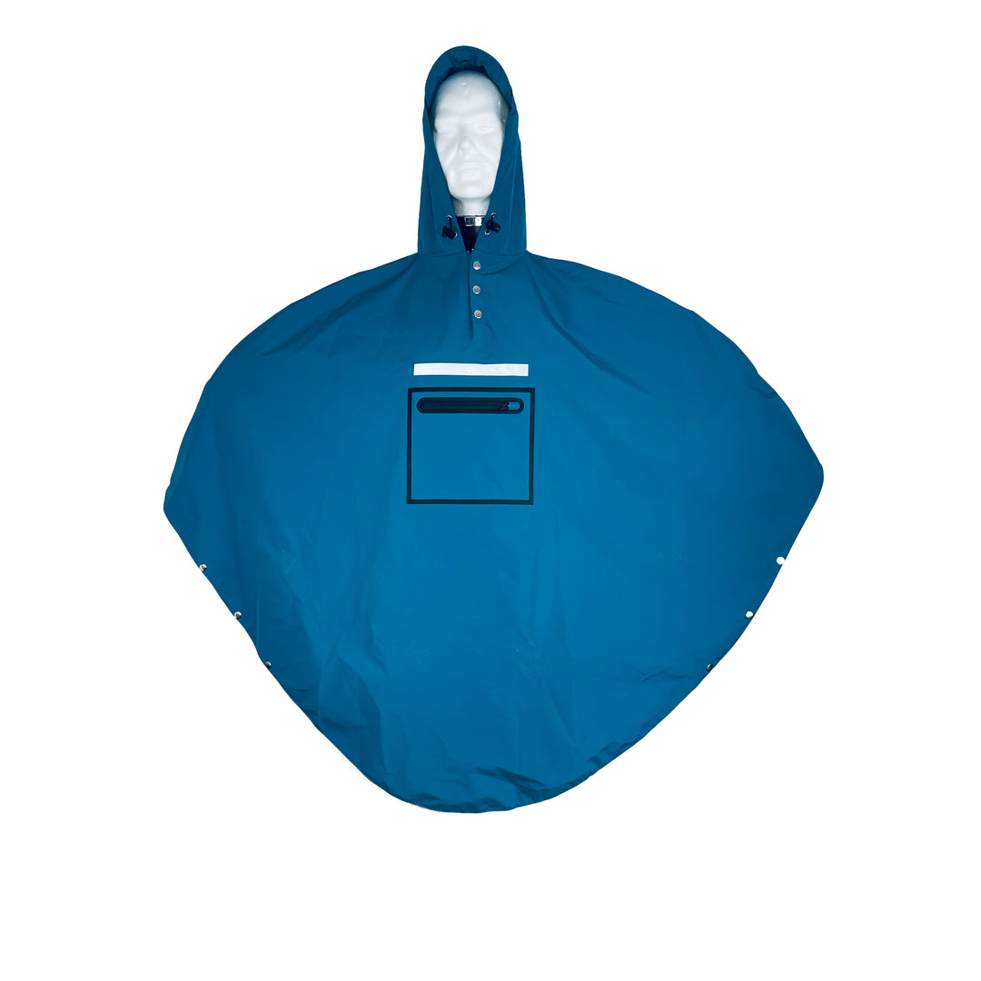 Poncho de pluie The Peoples Poncho 3.0 Bleu