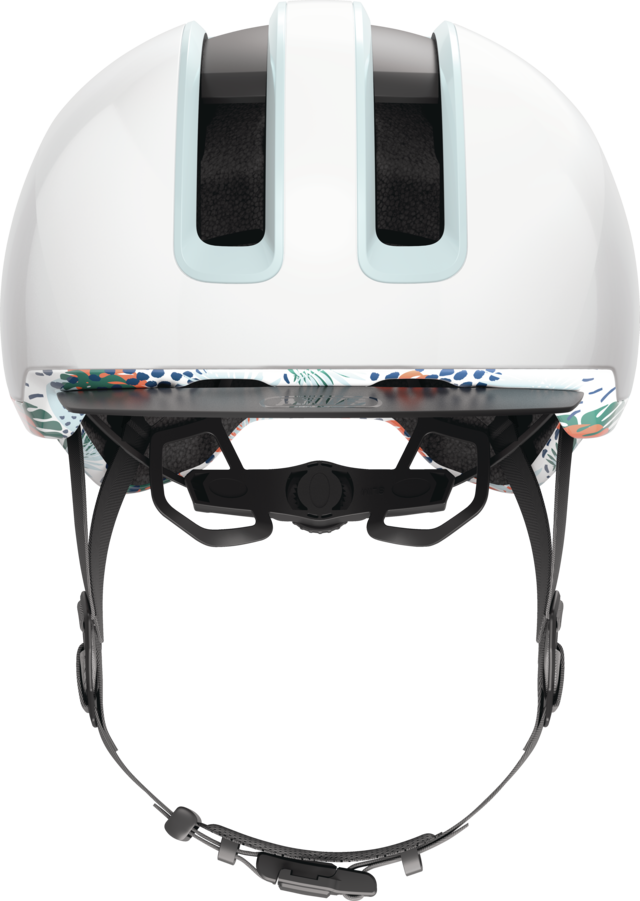 CASQUE ABUS HUD-Y  FLOWER WHITE