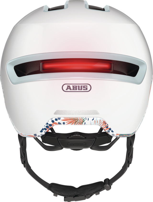 CASQUE ABUS HUD-Y  FLOWER WHITE