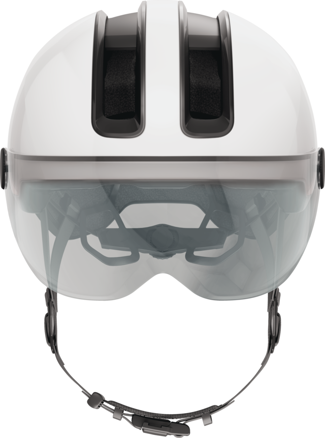 CASQUE ABUS HUD-Y  ACE SHINY WHITE