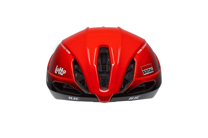 CASQUE HJC FURION 2.0 LOTTO SOUDAL FADE RED