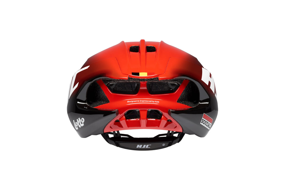 CASQUE HJC FURION 2.0 LOTTO SOUDAL FADE RED