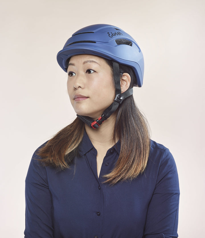 Casque Vélotaffeur BLEU MATE