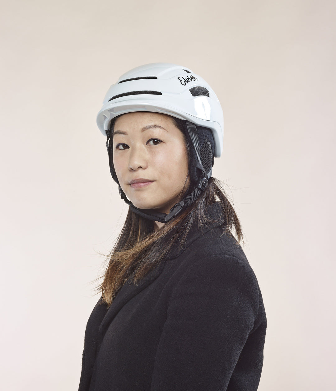 Casque Vélotaffeur BLANC BRILLANT
