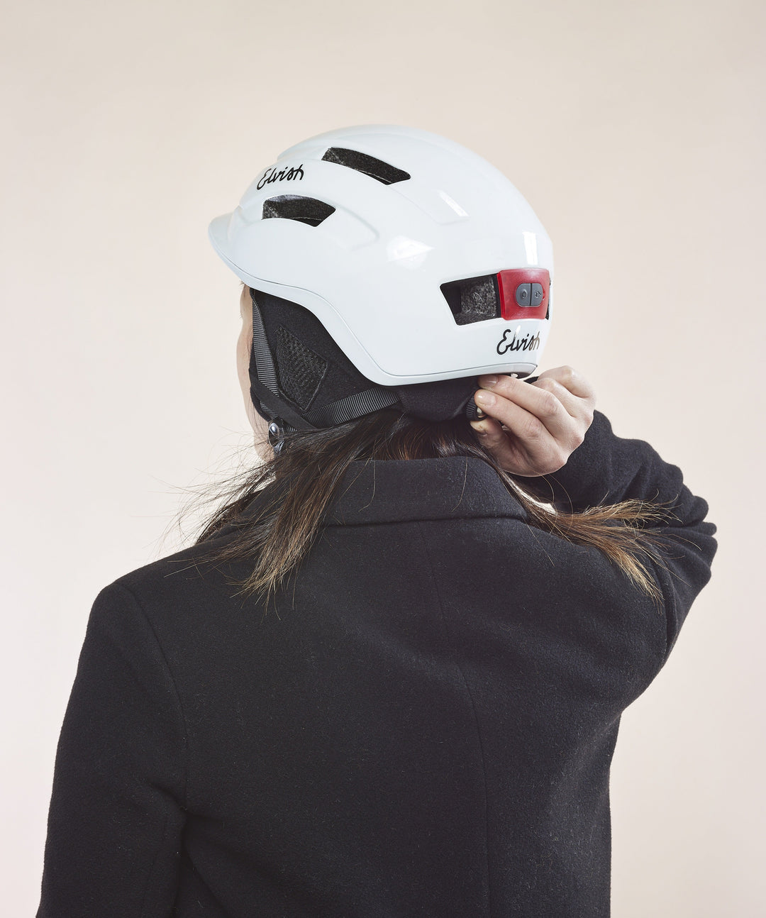 Casque Vélotaffeur BLANC BRILLANT
