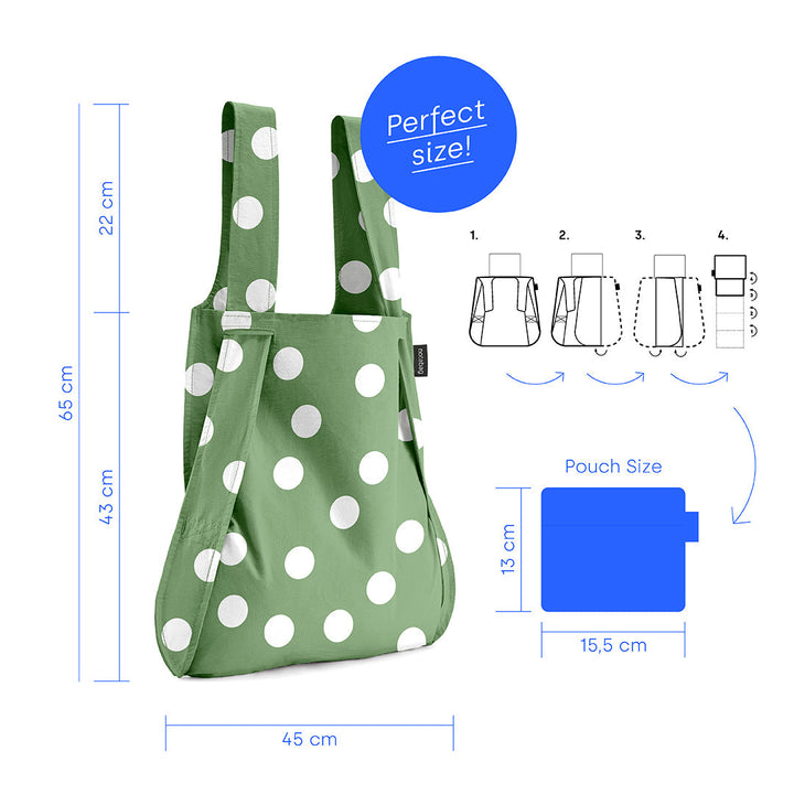 Notabag Olive Dots