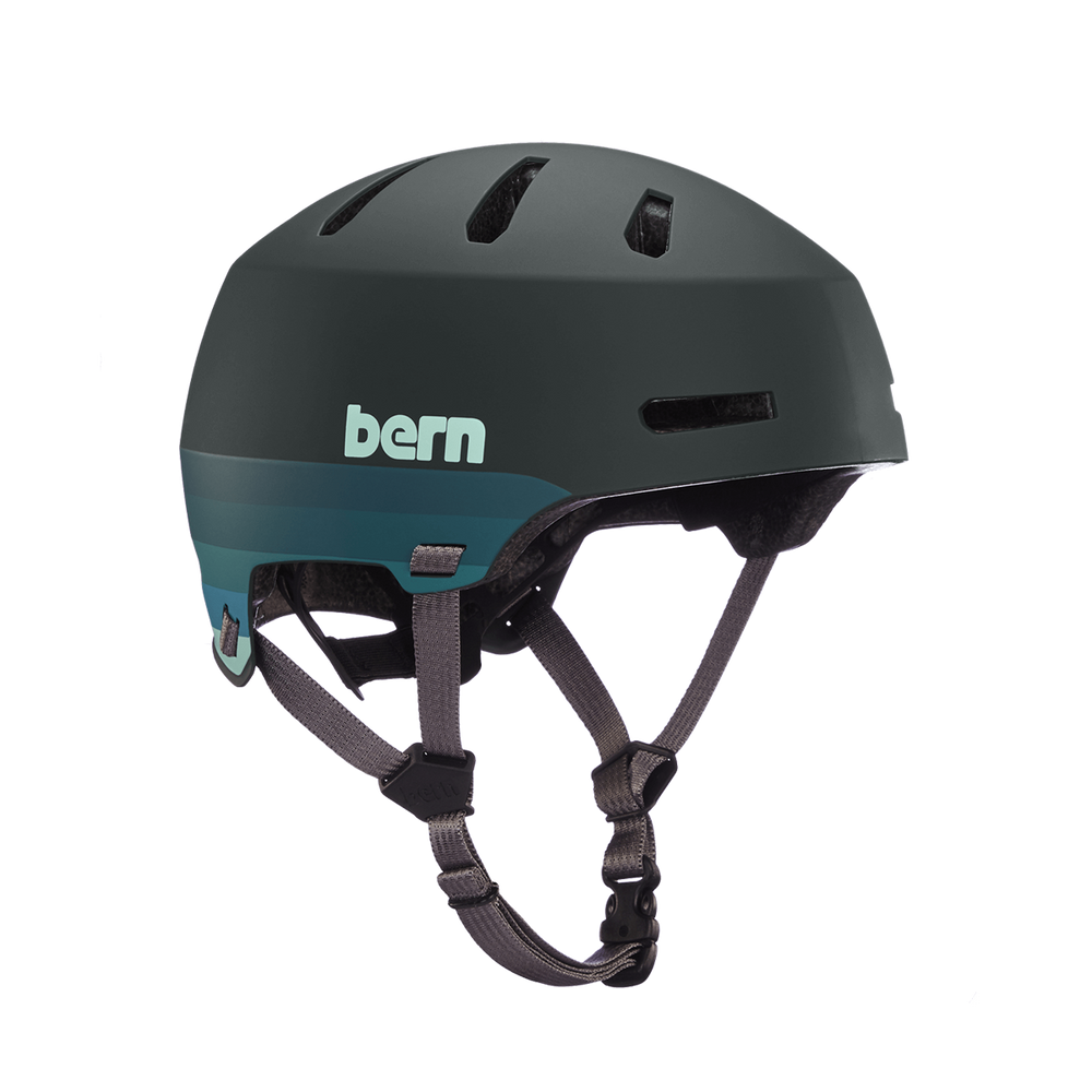 CASQUE BERN MACON 2.0 RETRO FORREST GREEN