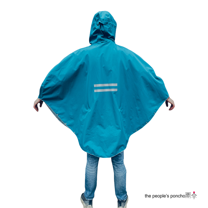 Poncho de pluie The Peoples Poncho 3.0 Bleu