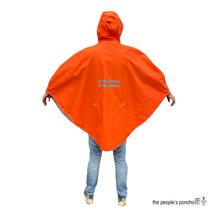 Poncho de pluie The Peoples Poncho 3.0 Orange